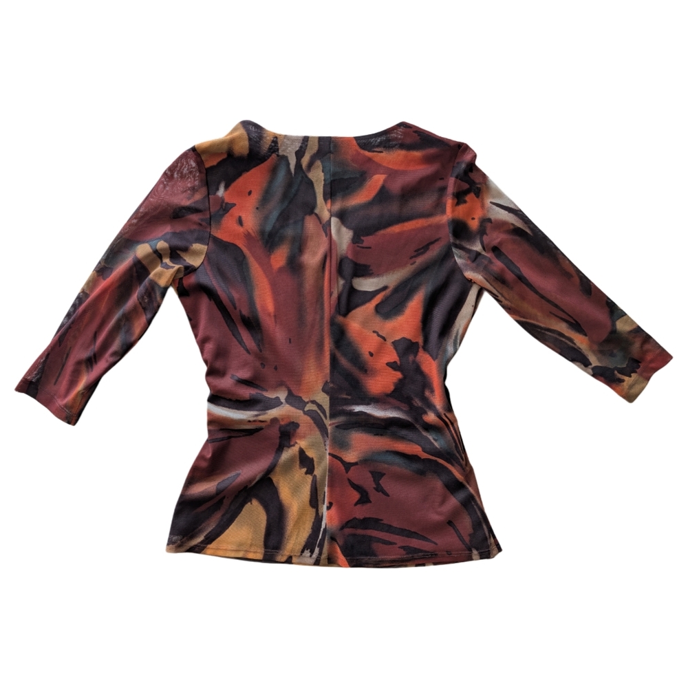 Coldwater Creek Multicolor Abstract Blouse - Picture 2 of 3